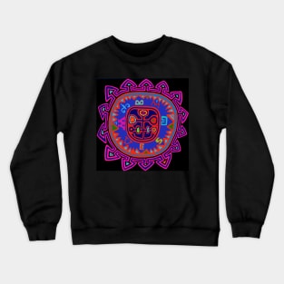 Kuna Indian Mola Compass Crewneck Sweatshirt